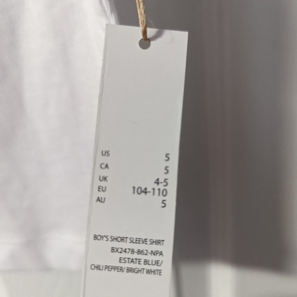 Rae Dunn Boys Patriotic Tee Shirt Wild & Free - Picture 7 of 7